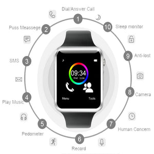 Bluetooth Smart Watch Sport Pedometer